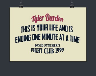 Fight club quote | Etsy