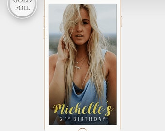 Birthday Snapchat Filter|Birthday Snapchat Geofilter|Custom Party Filter|Birthday Party|21st Birthday|Child|Boy|Girl|Gift|Gold|Silver|Rose