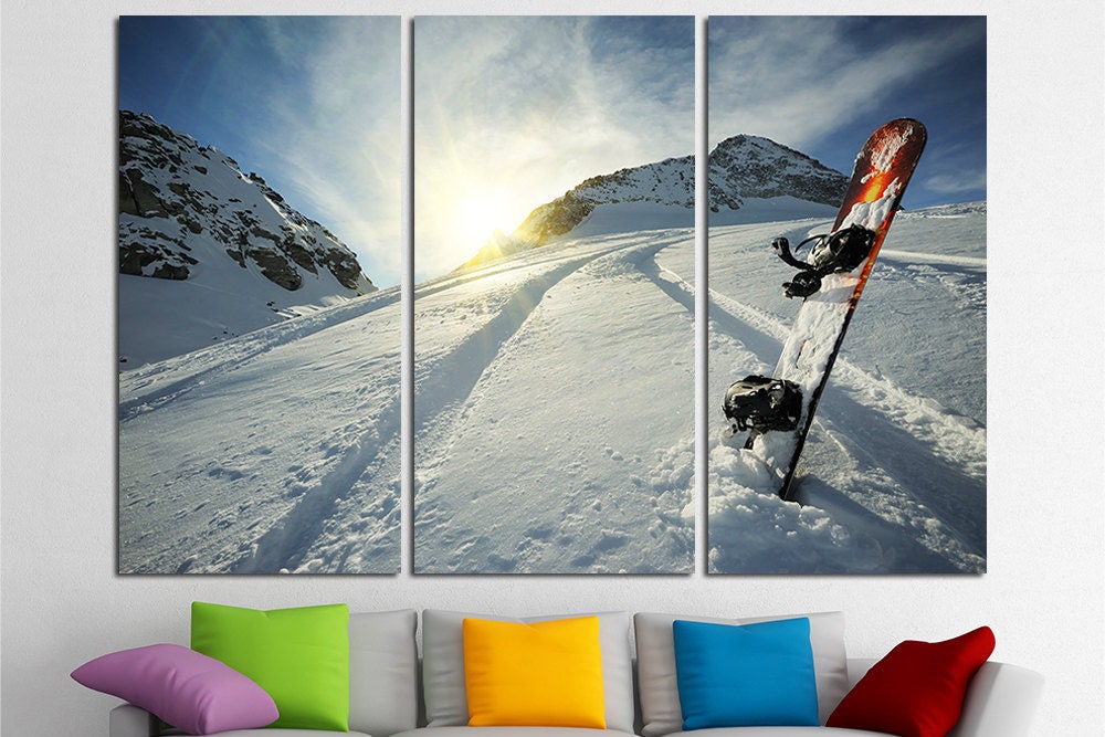 snowboard canvas art snowboard Photo snowboard Wall Art