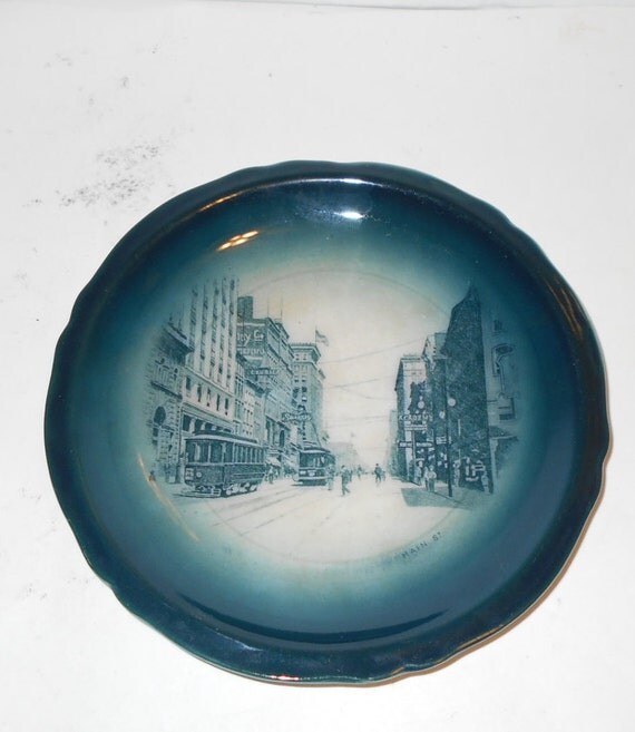 HTF Antique Buffalo Pottery Main Street New York NY Sweeney Co