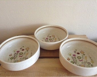Vintage, Lenox Sprite Bowls, Temper-ware, flower design,