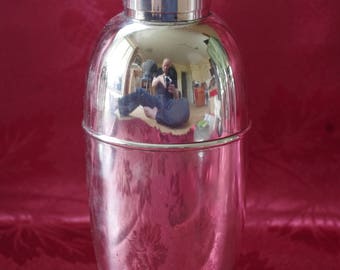 Vintage Cocktail Shaker - Art Déco - Sweden - Hallberg - CGH - Barware - Design - 30s - original - silver plate