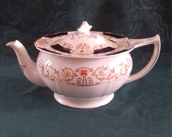 ALFRED MEAKIN golden glory Zenith shape Tea Pot Large tea pot c1892