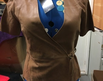 CLEARANCE Napato leather crossover top size 10