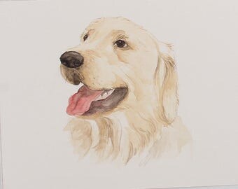 Custom pet portrait. Original watercolor painting. Dog portrait. Pet portrait. Pet portrait comission. Dog lover. Dog art, Dog Lover Gift