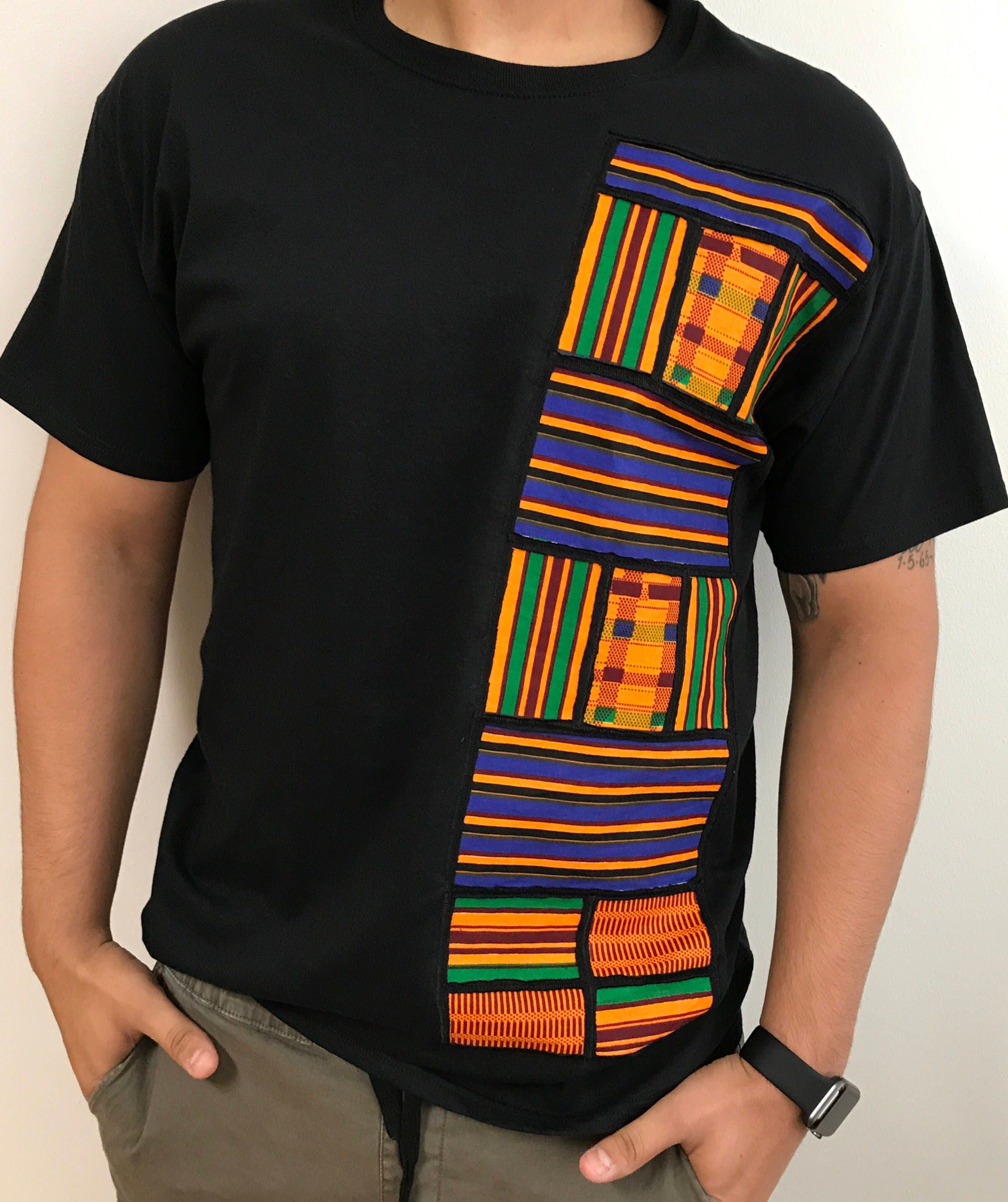 Kente shirt African shirt Ankara Dashiki Rasta ethnic tribal