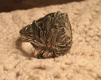 Indian Chief Spoon Ring