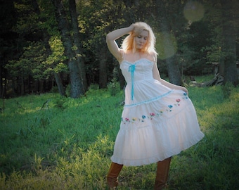 Mexican Dress / Gypsy Dress / Boho Dress / Sun Dress / Summer Dress / Beach Dress / Cotton Dress / Dress For Women
