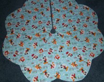 Groovy Mushroom Quilted Tree Skirt GFTOTP14793