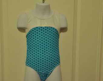 Teal Mermaid Gymnastics Leotard