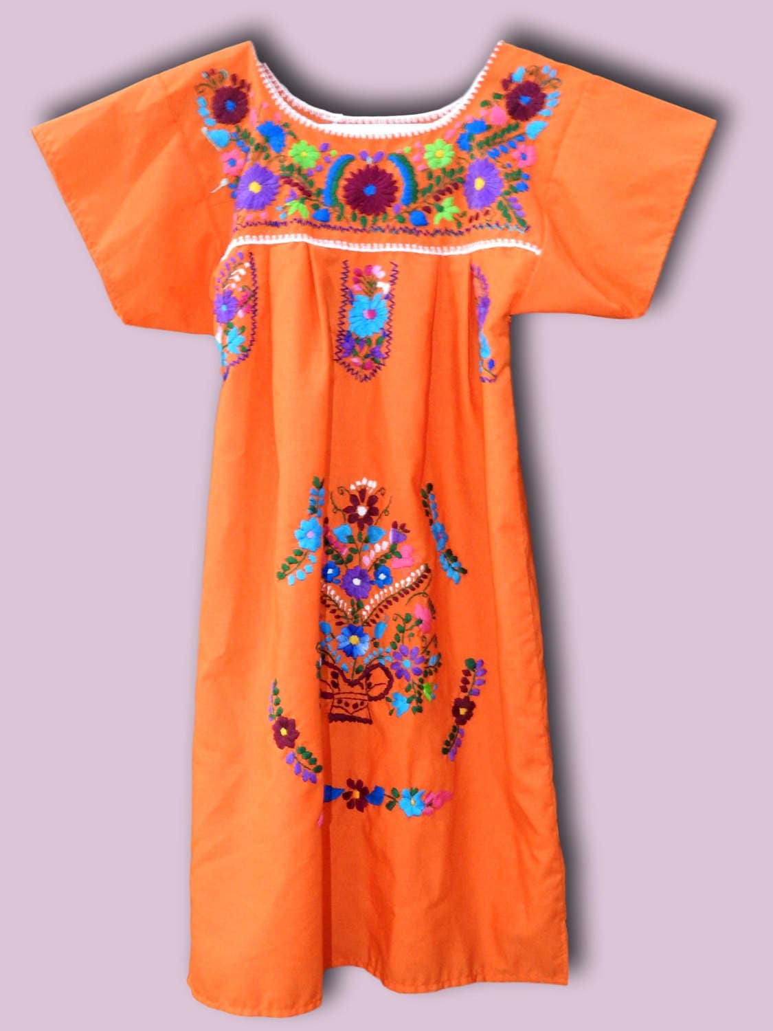 Mexican Embroidered Dress
