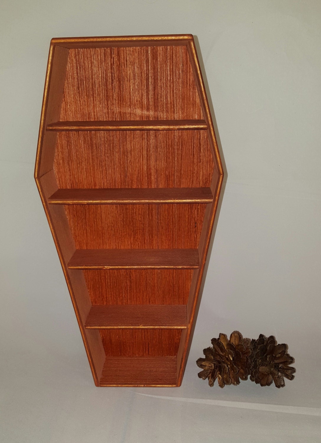 Stained coffin Shelves/ Craft show display/ by LightlySeasoned