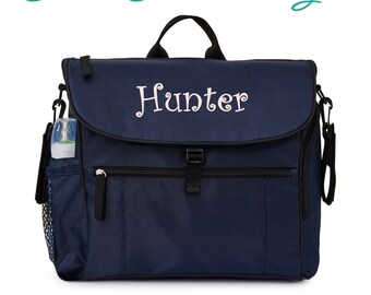Free Priority Shipping - Personalized Diaper Bag Baby Tote - NEW - monogrammed - One Day Processing