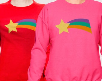 Mabel Shooting Star sweatshirt (Pink or Red)
