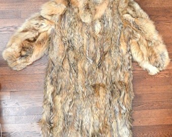 Full Length Authentic Amazing Fur Coat - Excellent Opportunity - Extremely Rare Coat - Unisex Medium