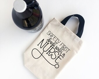 Gift for Nurse, Craft Beer Gifts, Nurse Bag, Beer Gifts for Women, Nurses Week Gift, Gifts for Beer Lover, Nursing Student Gift,