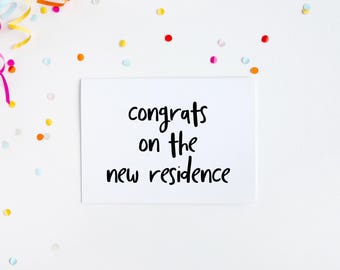 Congrats New House funny new home card | etsy Congrats New House funny new home card | etsy