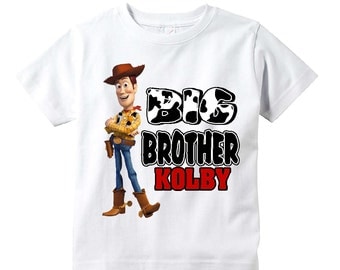 Big Brother Shirt Toy Story Woody Shirt Youth Toddler Infant Adult p309
