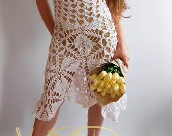 BOHO Crochet Dress.Dresses for women. Dresses.Clothing.Beach wedding dress.Crochet boho dress.Lace dress.Knit dress.Bohemian clothing. Sexy