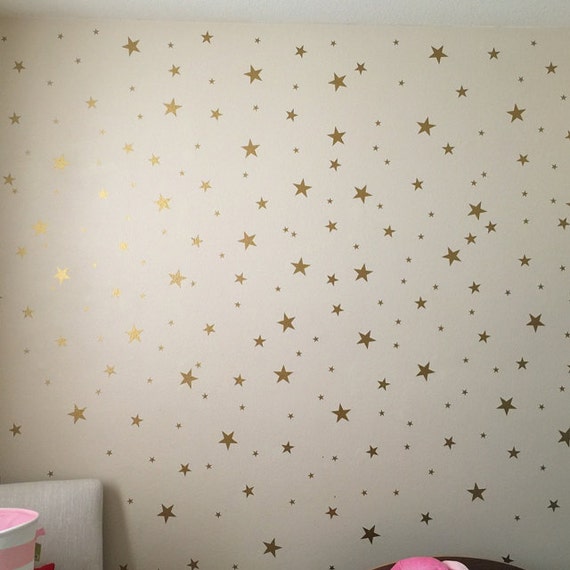 Gold sterne aufkleber star wand aufkleber