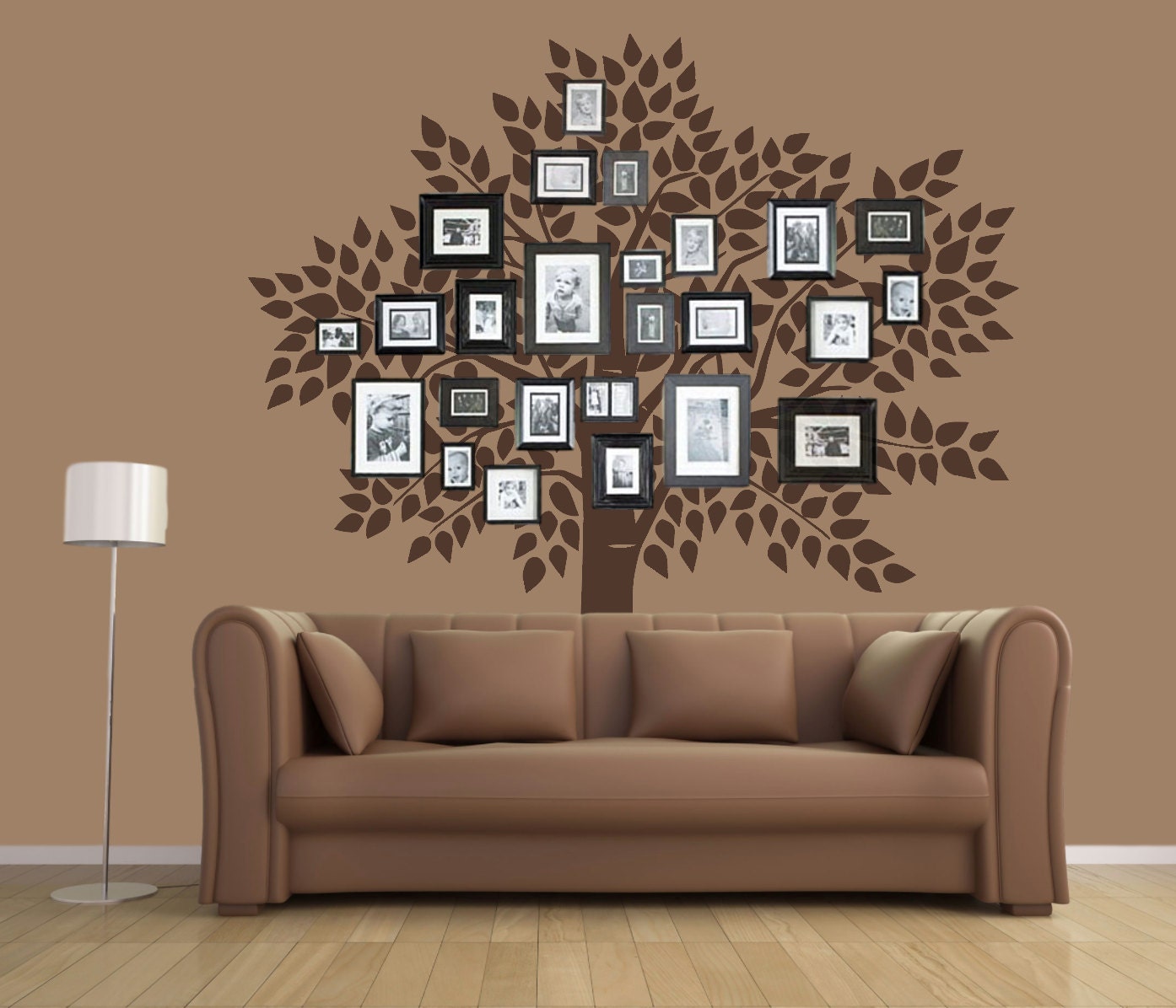 Family Photo Tree Wall Sticker Wall art sticker Removable