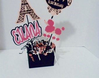 Paris Centerpiece Personalized