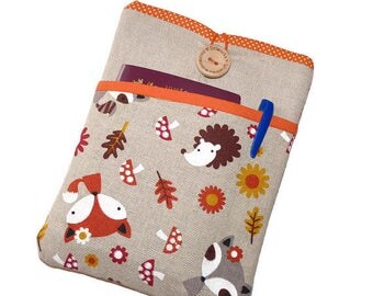 Macbook case, Macbook Air case, Macbook air 13 case, Macbook pro 13 sleeve, 13" Laptop sleeve, Laptop case 13 inch, fox, Hedgehog, animals