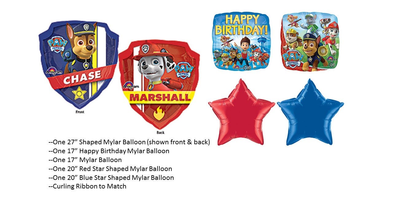 paw patrol ball set