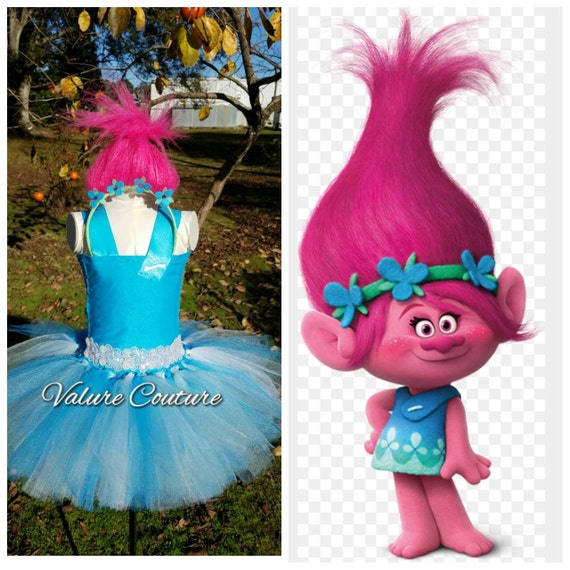 Trolls Inspired Poppy Tutu Dress by ValureCouture on Etsy