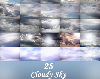 Cloudy and Dramatic Skies...Sky Overlays for Photoshop and Photoshop Elements, Plus Other Layers Based Editing Programs