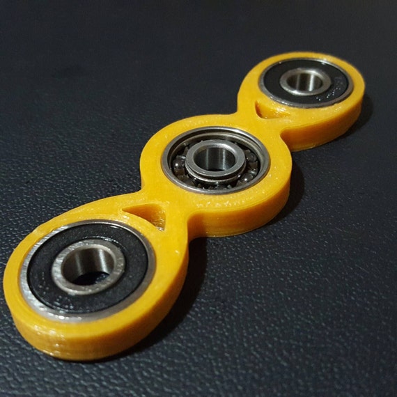 Golden Neo : 3D Printed Dual Bearing Fidget Spinning Toy
