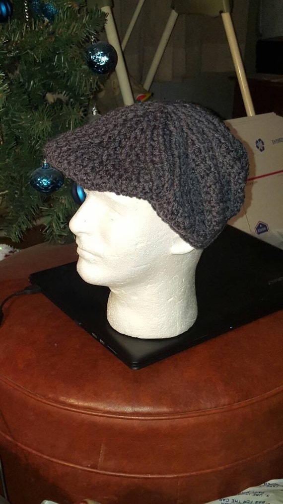 Items similar to Crochet mens golf cap on Etsy