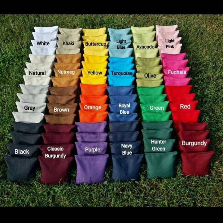 Cornhole Bags Full Set Regulation size & weight this