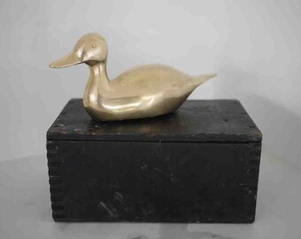 Vintage Brass Duck