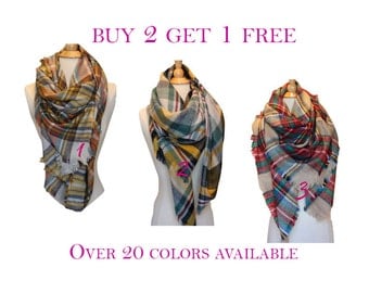 Blanket Scarf, Plaid Blanket Scarf, Tartan Plaid Scarf, Tartan Scarf, Oversized Scarf, Oversized Blanket Scarf, Plaid Scarf, Winter Scarf