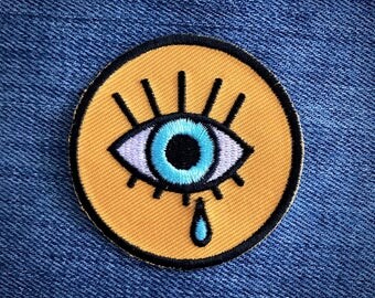 The Eye Patch / Iron On Patch / Embroidered patch / Applique / Party favors