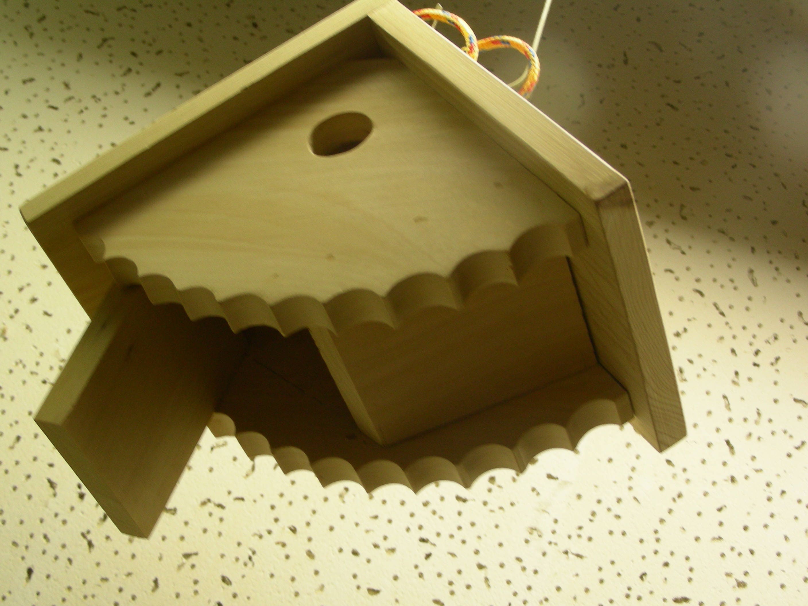 Wren house with cleanout