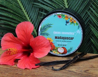 Vanilla Coconut Body Butter - Vanilla body butter exotic Madagascar