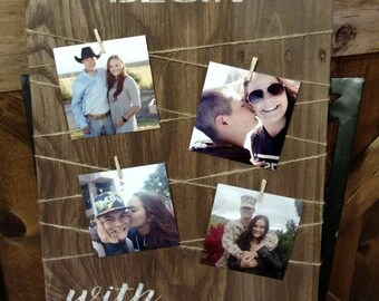 So many of my smiles begin with you/pallet sign/ picture hanger/ couples sign