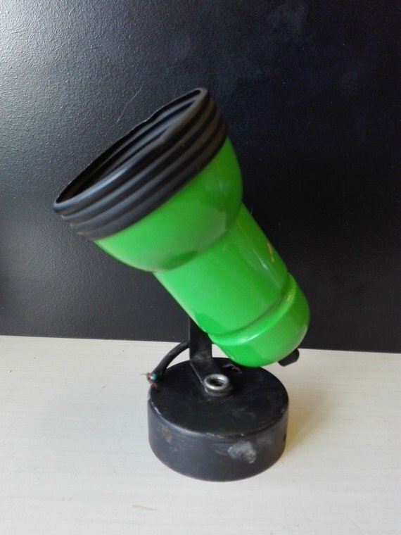 Green steel vintage Wall light