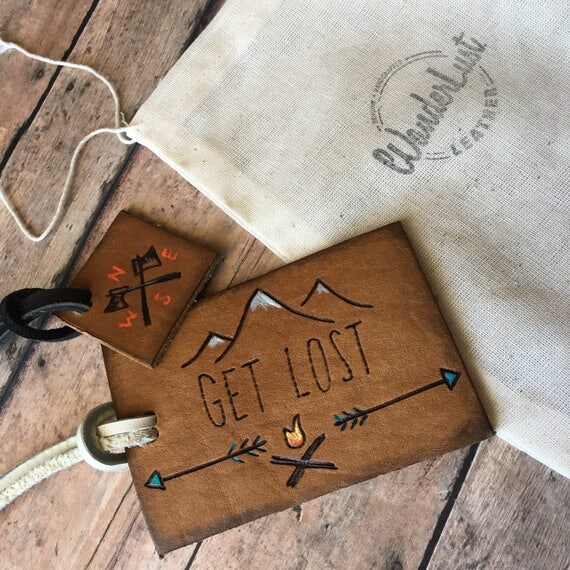 Luggage tag gift leather luggage tags graduation gift