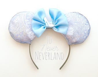 Cinderella Ears, Cinderella Mickey Ears, Princess Ears, Cinderella Disney Ears, Mickey Ears, Disney Ears Headband, Mickey Ears Headband