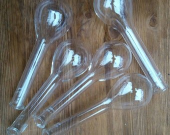 Set of 5 chemistry bottles. Chemistry gift.