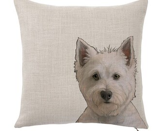 westie dog pillows