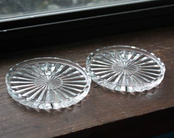 Set of 2 Glass Coasters