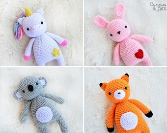 Nuru the Unicorn Amigurumi - PDF Crochet Pattern - Instant ...
