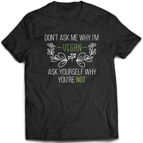 vegan t shirt etsy