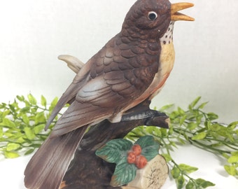 Vintage Lefton Large Bird Figurine excellent condition