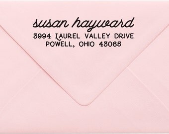 Address Stamp, Custom Personalized Address Stamp, Self Inking Return Address Stamp, Personalized Address Stamp, Custom Wedding Stamp 28SP