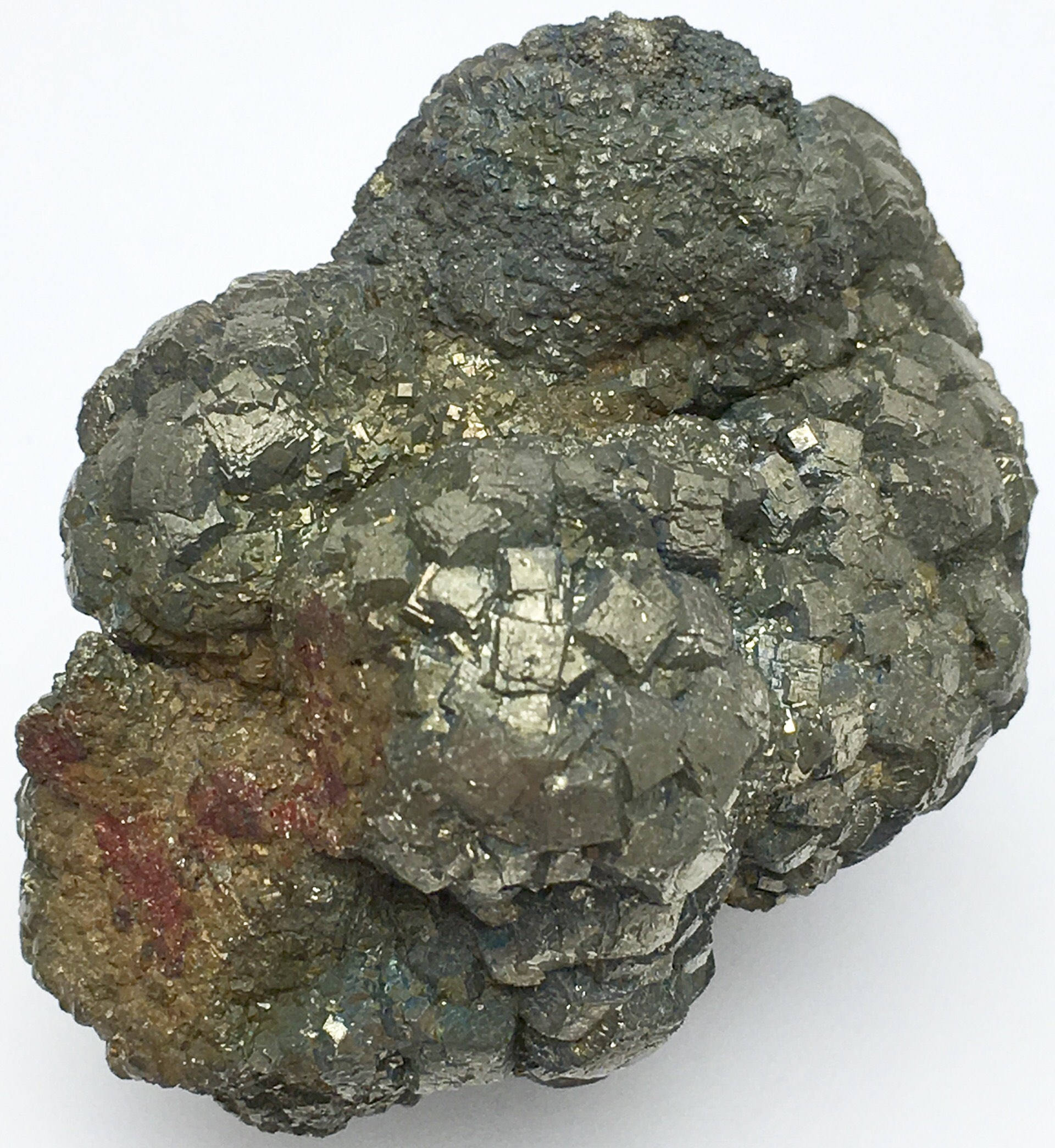 Beautiful Large Cluster of Pyrite Crystals from Texas